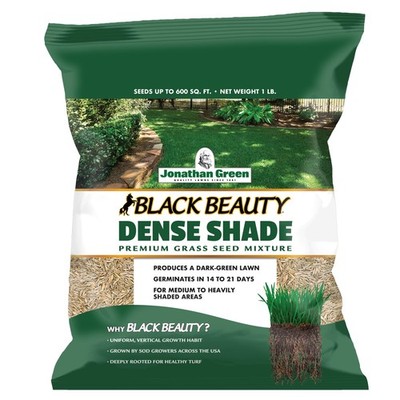 Jonathan Green (10622) Black Beauty Dense Shade Grass Seed - Cool 1 lb, Brown 