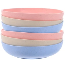 6Pcs Cat Feeding Plates Shallow Cat Food Dish Small Kitten Water Feeder Bowl