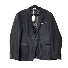 Mens Black Suit Set XXL Jacket Pants Classic Two-Piece Formal Wear Tailored