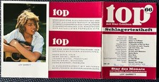 top Schlagertextheft Nr. 66, mit Autogrammkarte von "Leif Garrett"