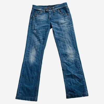 Vtg Miss Sixty 60  Low Rise Bootcut Y2K Sandwashed Jeans 29 Flare