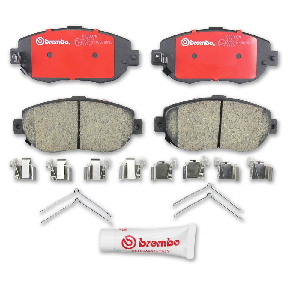 Rotores de freno de disco delanteros y traseros Brembo pastillas de freno de cerámica para Lexus SC430 2002 Foto 4 de 4