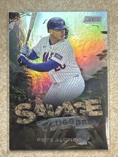 2025 Topps Stadium Club Pete Alonso Savage Sluggers Insert #SS-14 Mets