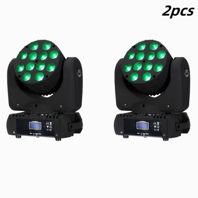 LED Beam Wash Moving Head Lights 12x12W RGBW 16.7M Color 9 16 DMX Channels