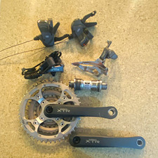 Shimano XTR Mountain Bike Groupset Crankset FD RD Shifters BB-M952