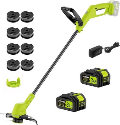 Efficient 21V Battery-Powered Trimmer & Edger   Perfect for Gardens & Yards