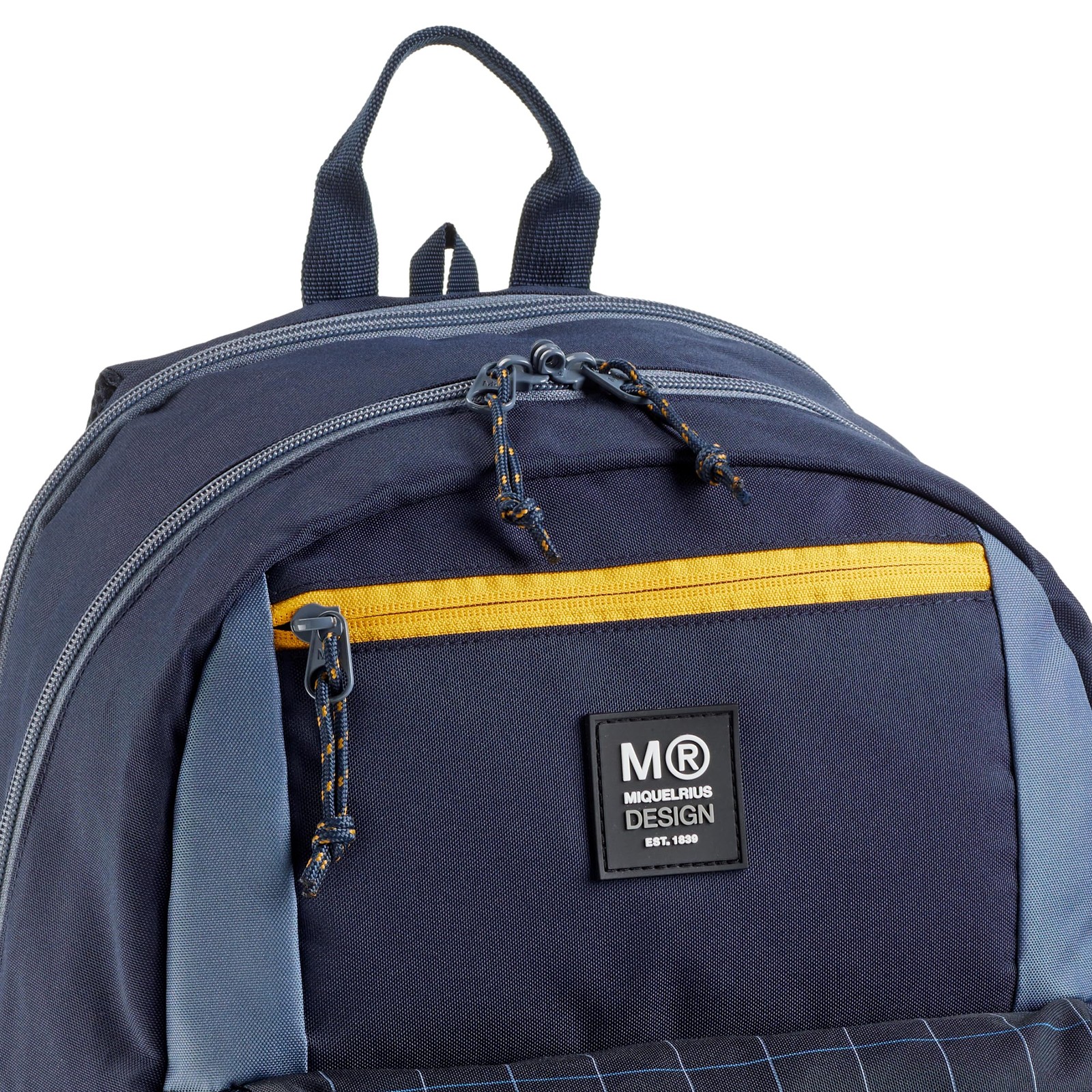Sac à dos Rider noir imperméable avec triple compartiment