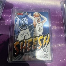 2023-2024 Premium Stock Tyrese Halliburton Sheesh SP Silver Prizm Pacers #9