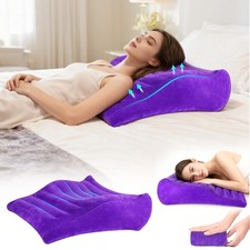 Inflatable Wedge Pillow for Traveling, Lightweight Wedge Pillow for Acid Refl...