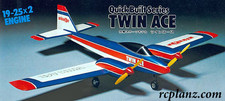 R/C AIRPLANE PLANS & PATTERNS: Twin Ace 62 Wi...