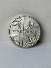 2014 Proof Shield 5p Uncirculated Coin Five Pence Brilliant Uncirc Bunc Date Run