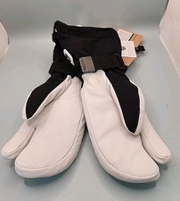 NEW Hestra Heli Ski Female 3-Finger Gloves - Black/Off-White Size 5 XS 