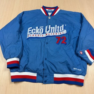 y2k Vintage Ecko Unltd Bomber Jacket Nylon 2XL Skater Cyber Punk Nylon
