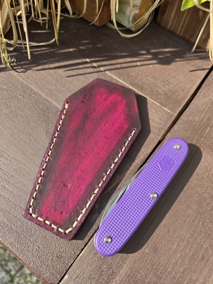 Lederslip Steckscheide Für Victorinox GEC Robert Klaas Solinger Ect