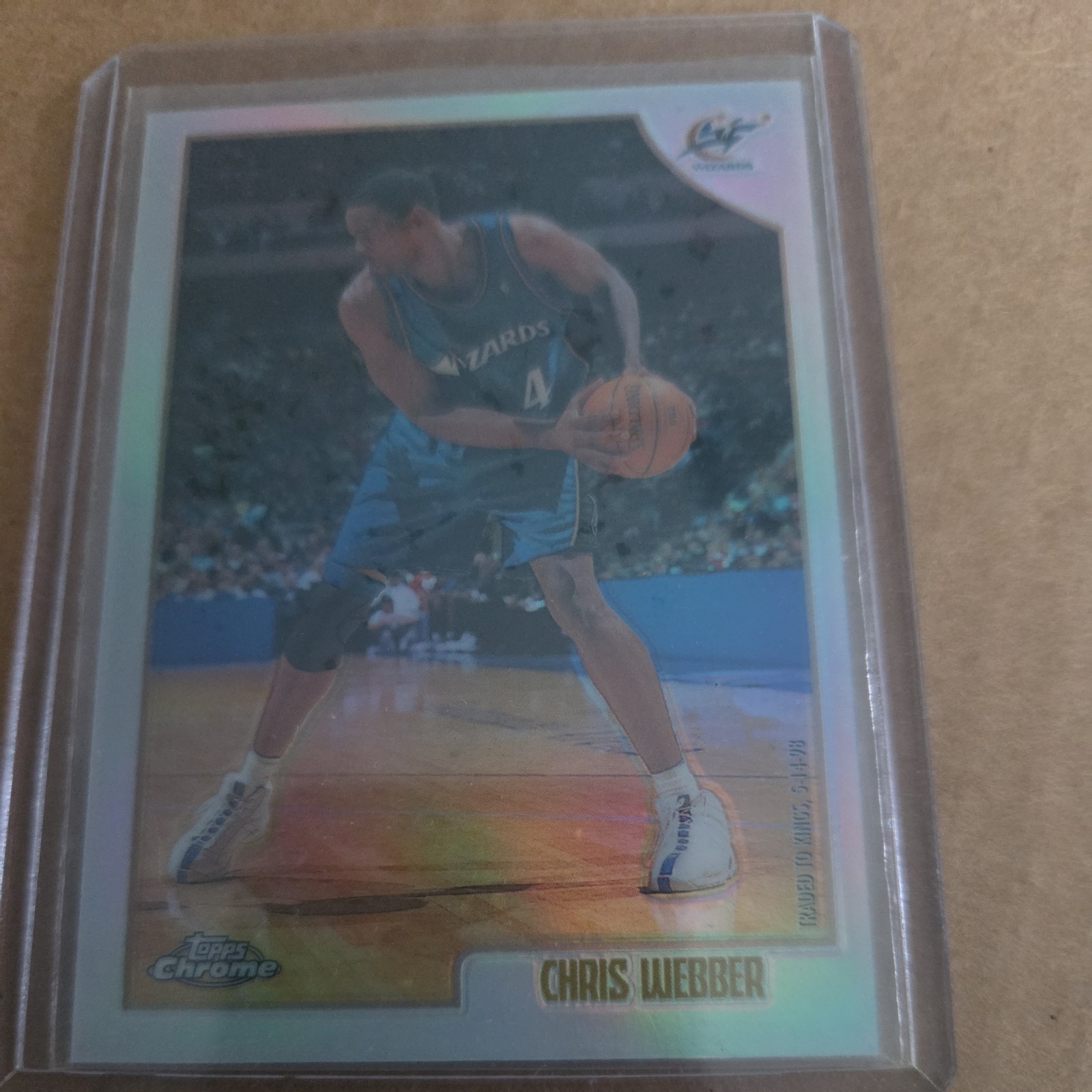 1998-99 Topps Chrome Refractor Chris Webber #180 HOF