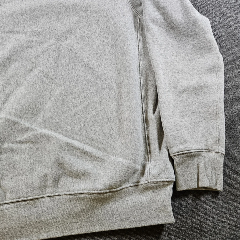 Sudadera J Crew Ropa Deportiva Para Hombre Grande Alta Gris Cuello Redondo Tejido Inverso Pesado Foto 3 de 4