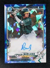 2021 Bowman Sapphire Edition Chrome Prospects Brayan Buelvas #BSPA-BBU Auto 04tw