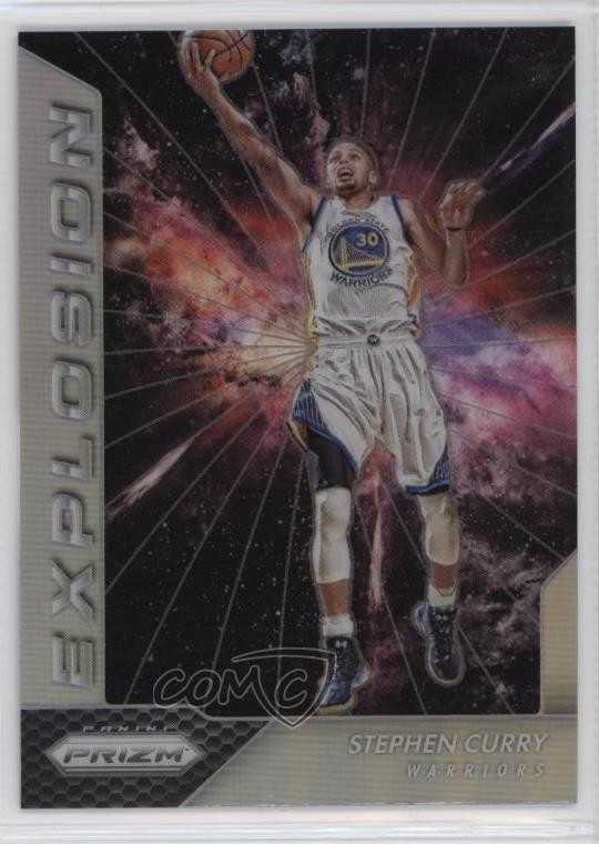 2016-17 Panini Prizm Explosion Silver Prizm Stephen Curry #17 1u6
