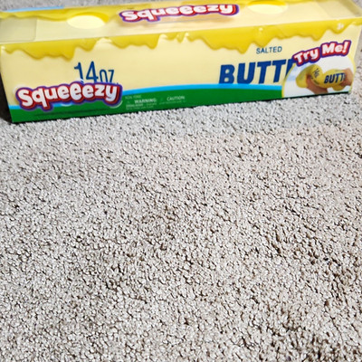 Squeezy Salted Butter Tactile Squeeze Toy, Yellow, Ages 3-4 Years
