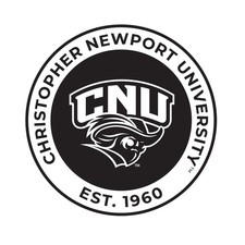 Christopher Newport Captains Officially Licensed Black Vinyl Decal Sticker