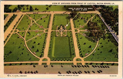 #ad Postcard AERIAL VIEW SCENE Baton Rouge Louisiana LA j 01 AO4891 $2.49