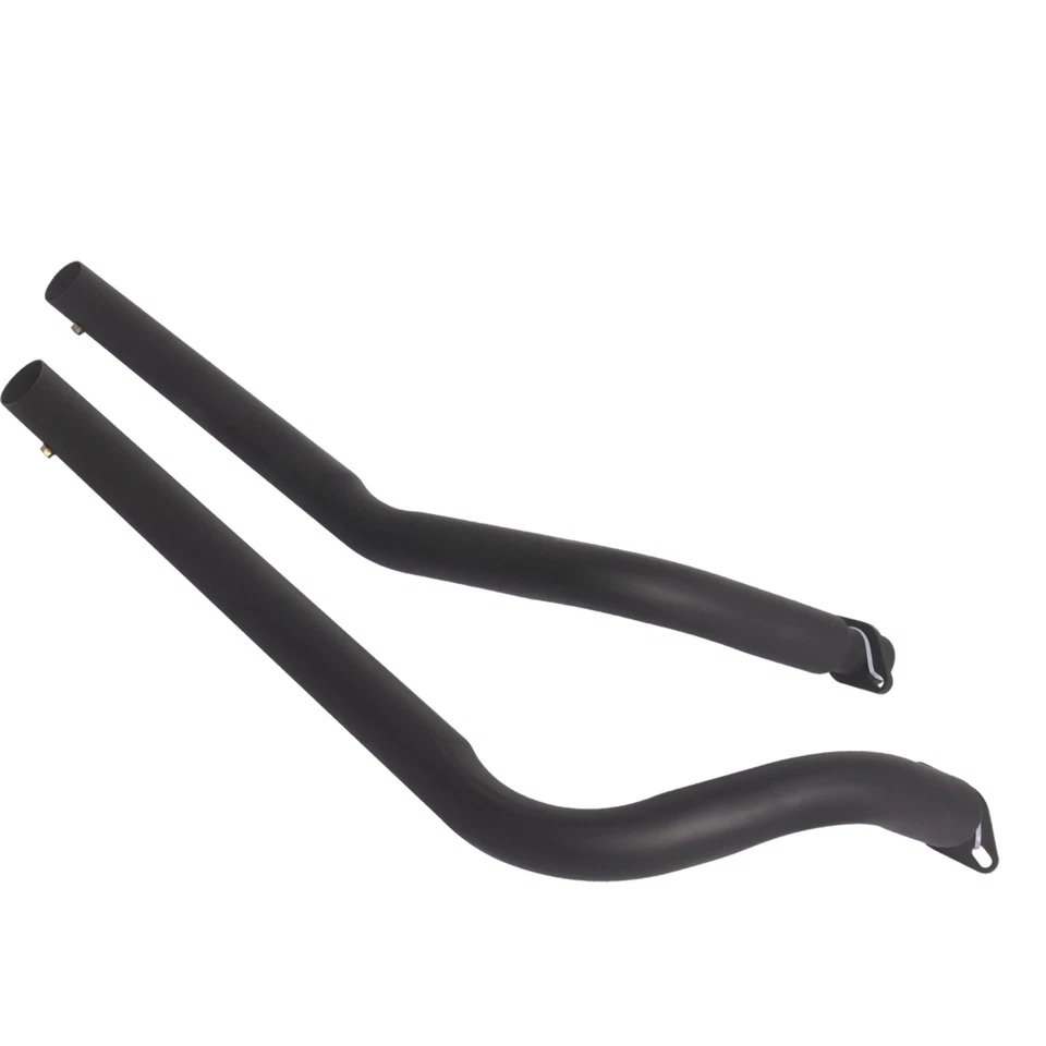 For Honda VT750 Shadow Spirit ACE Aero VT400Black Exhaust Pipes Complete Muffler - Image 3 of 4