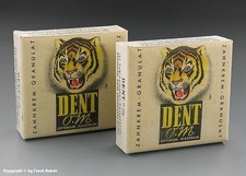2 x Packungen ZAHNKREM GRANULAT DENT O.M. noch gef&uuml;llt um 1947 !!