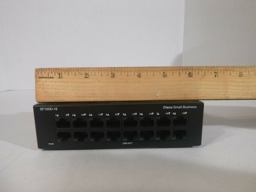 Cisco SF100D-16 16-Port Desktop 10/100 Switch - Picture 9 of 12