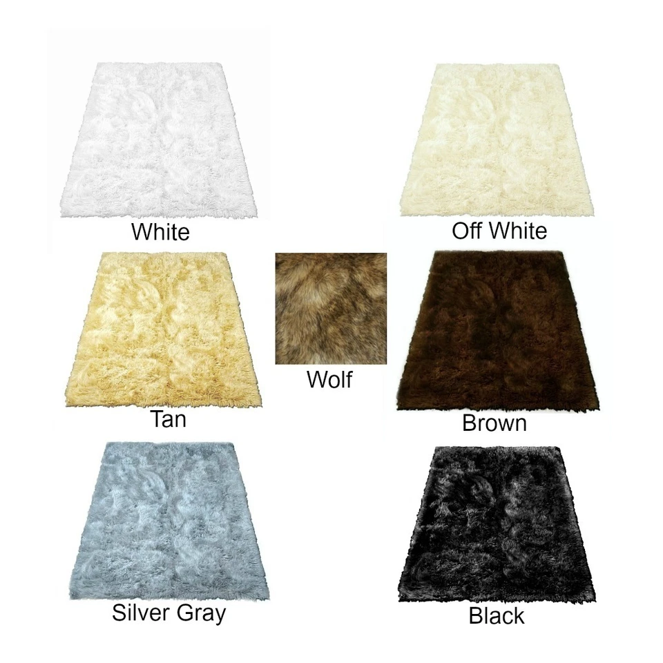 Manta arrojada - Zorro de felpa - Piel sintética - Flecos de cola de zorro - Forrado de piel Minky Cuddle Foto 3 de 3