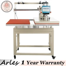 20x28" Pneumatic Heat Press Machine Infrared Positioning Up Sliding Dual Platen