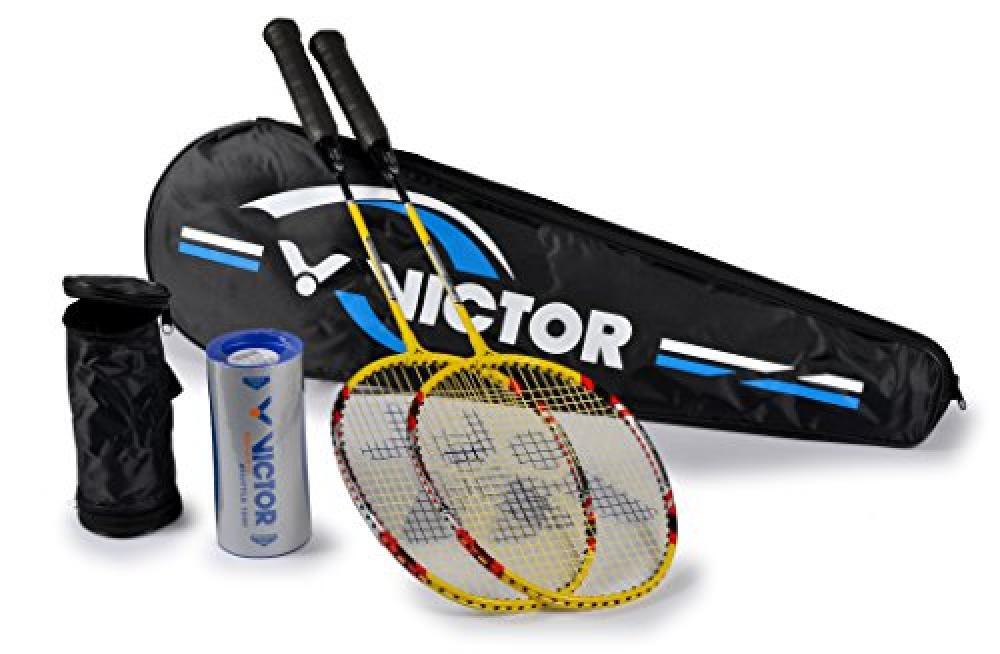 (TG. 67,5 cm) Victor Racchetta da Badminton Badminton Set 2 x al- 2200, Racchett