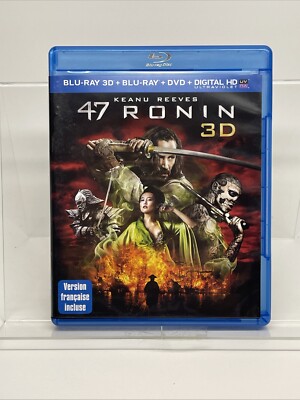 47 Ronin (Blu Ray, Blu Ray 3D, DVD, 2014, Bilingual Canadian)