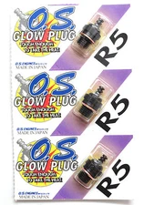 OS R5 Cold Nitro Glow Plug - 3 Pack 71605200