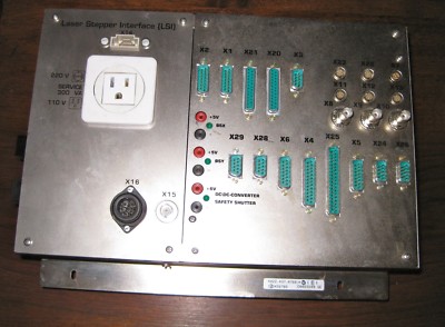 LSI Laser Stepper Interface Control Unit Integrated Safety Circuits Machine Emc2