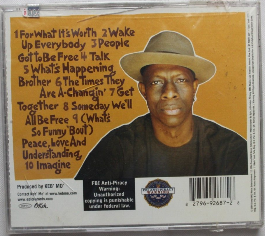 KEB MO PEACE BACK BY POPULAR DEMAND [NEW CD] SEALED CASE CRACKED {17 1/