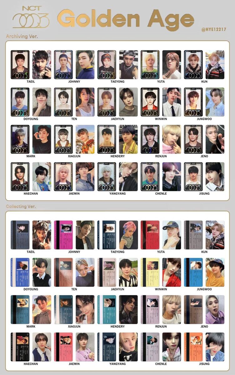 NCT 2023 GOLDEN AGE PHOTOBOOK VER OFFICIAL PHOTOCARD | eBay NCT 2023 GOLDEN AGE PHOTOBOOK VER OFFICIAL PHOTOCARD | eBay