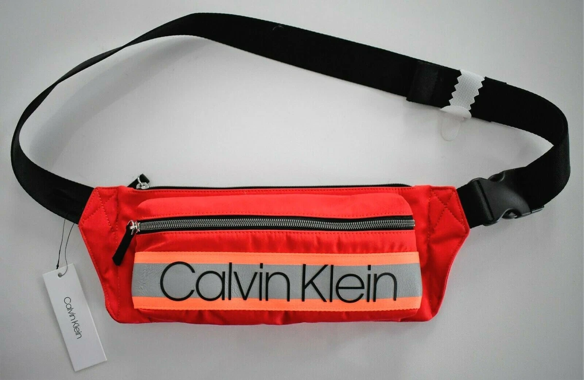 Calvin Klein Nylon Logo Crossbody Bag