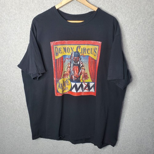 T-shirt WWE Stone Black 2XL Demon Circus Alive Again Finn Balor - molto rara! - Foto 3 di 11