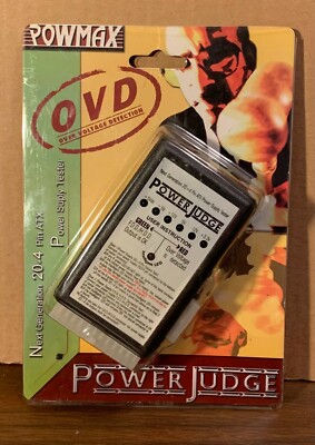 Powmax Power Judge 20/24 Pin & 4-Pin ATX Power Supply Tester- Brand new/sealed