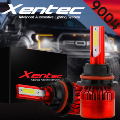 2x 9004 CREE LED Headlight Kit 980W 147000LM Hi/Lo Bulbs 6000K White High Power