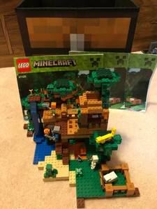 lego minecraft 21125 the jungle tree house