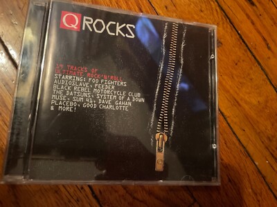 Qped Rocks QROCKS By Various Artists CD Foofighters, Audioslave, Placebo, Muse and ...
