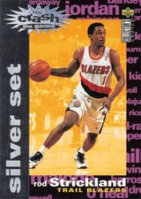 Rod Strickland Silver Set You Crash The Game Basketball 95 Upper Deck #C13