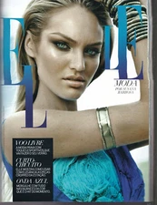 ELLE BRAZIL VICTORIA'S SECRET CANDICE SWANEPOEL FASHION BEAUTY MODELS RARE!