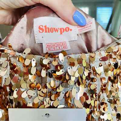 NEW Showpo Virgo Rising Rose Gold Sequin Mini Dress | eBay NEW Showpo Virgo Rising Rose Gold Sequin Mini Dress | eBay