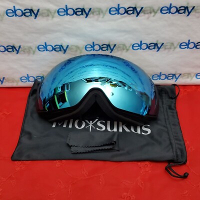    MioTsukus Ski Goggles Magnetic Lens & Clip Locking System OTG Interchangeable