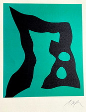 Jean Hans Arp Lithografie 1957 Original MOMA [Josef Albers. Le Corbusier]