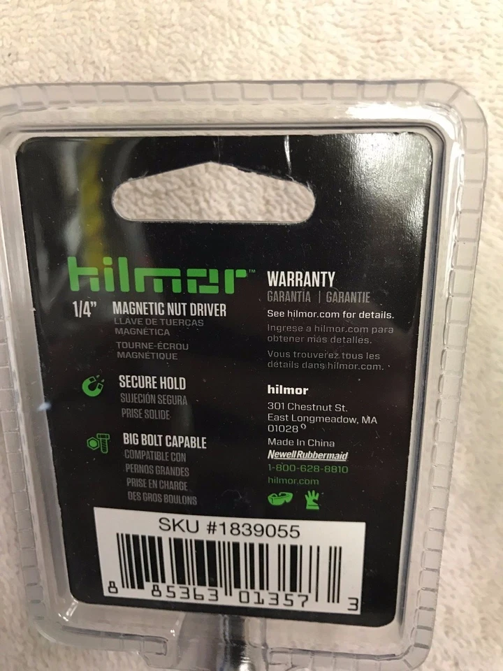 HILMER NUT DRIVER, HEX 1/4" - Image 2 of 2