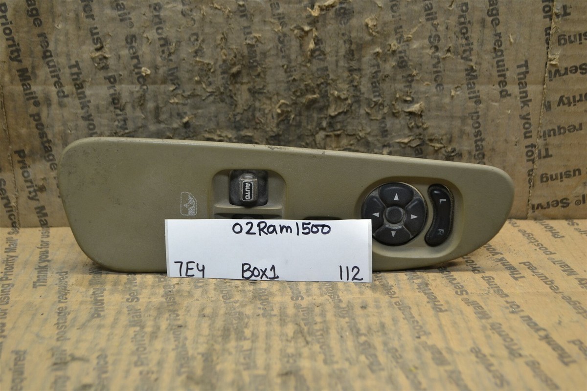 01-02 Dodge RAM Dakota Driver Left Master Switch 397540 Door