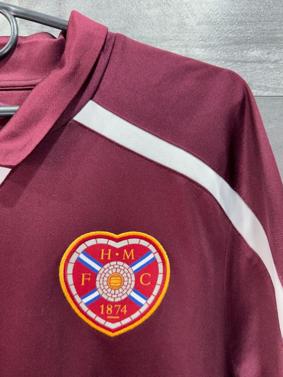 HEART OF MIDLOTHIAN 2021 2022 Home Football Shirt Soccer HEART OF MIDLOTHIAN 2021 2022 Home Football Shirt Soccer